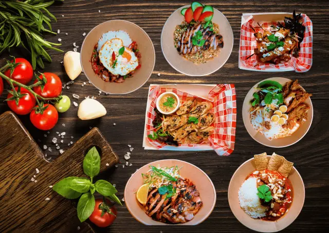 Two Sisters Lao Thai Dickson — real hero photograph of the Canberra kitchen