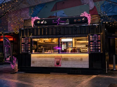 Two Sisters Street Food Woden — genuine container/store photograph